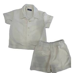 NEW PLANET SEA boy's 2-piece terry set in cream
